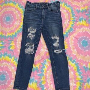 American Eagle Distressed Jegging 10 x Short.
